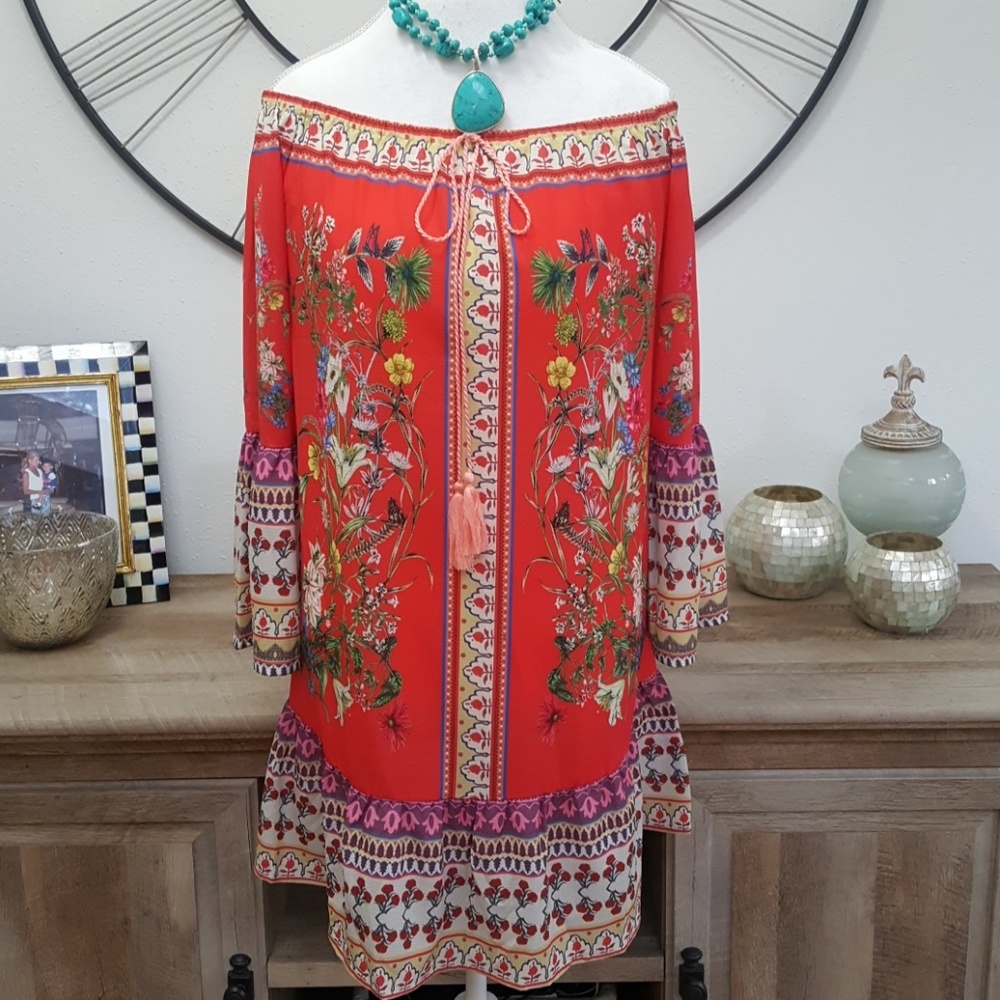 🌺🌺NWT Umgee Boho Dress🌺🌺 - Picture 1 of 8